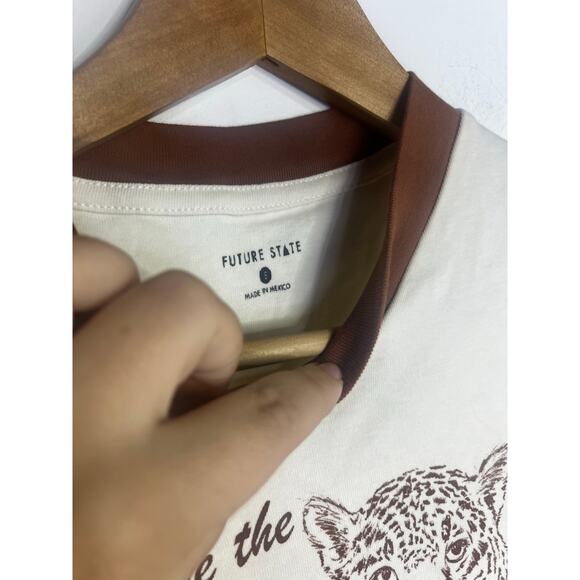 Future State Save the Planet ringer tee from Urban Outfitters Size Small - Picture 2 of 5